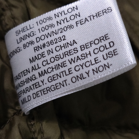 Gallery green down jacket. - Picture 11 of 12